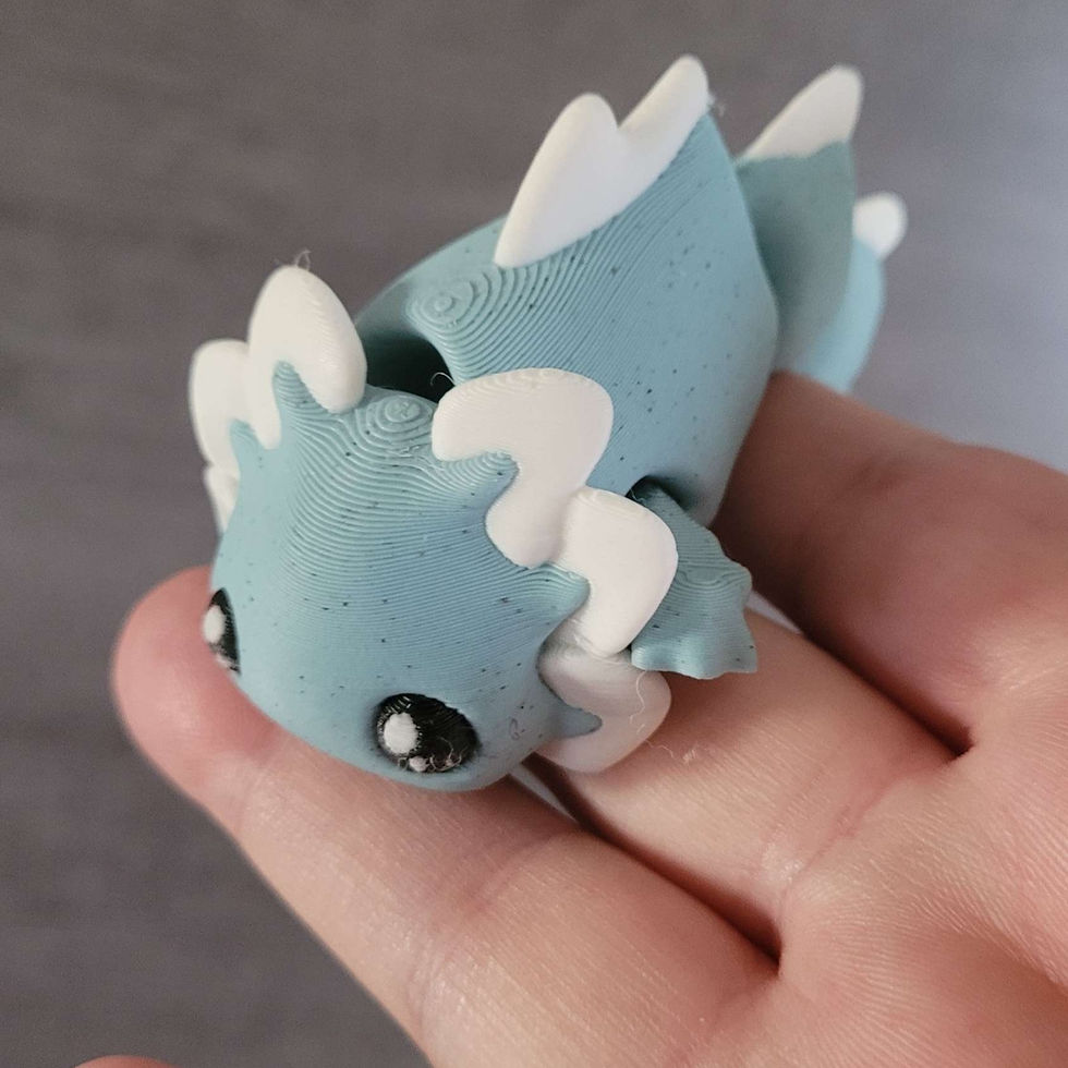 Thumbnail: Axolotl Articulating Key ring