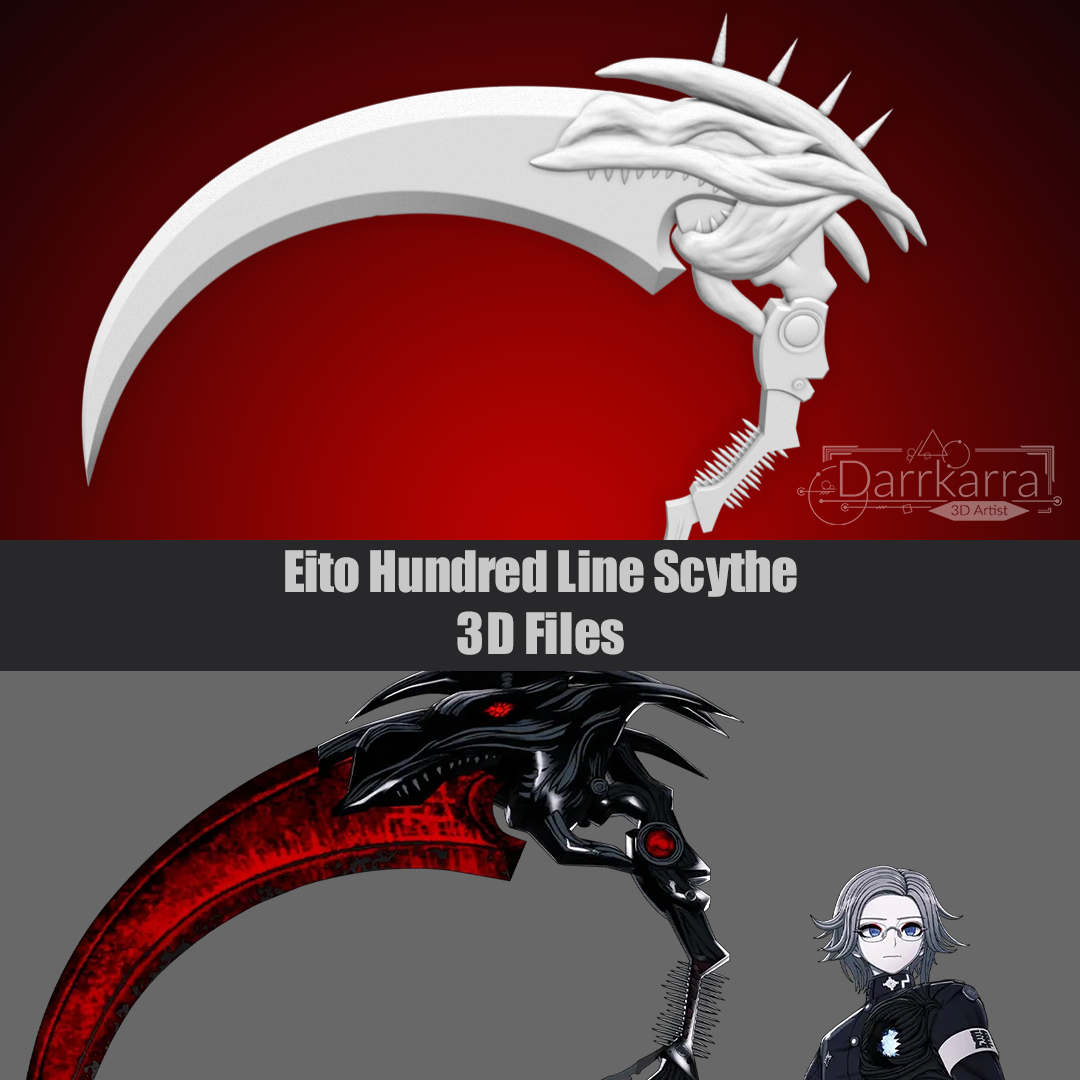 Eito Hundred Line Scythe 3D Cosplay Files