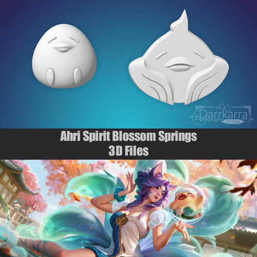 Ahri Spirit Blossom Springs Accessoires League of Legends STL Files ...