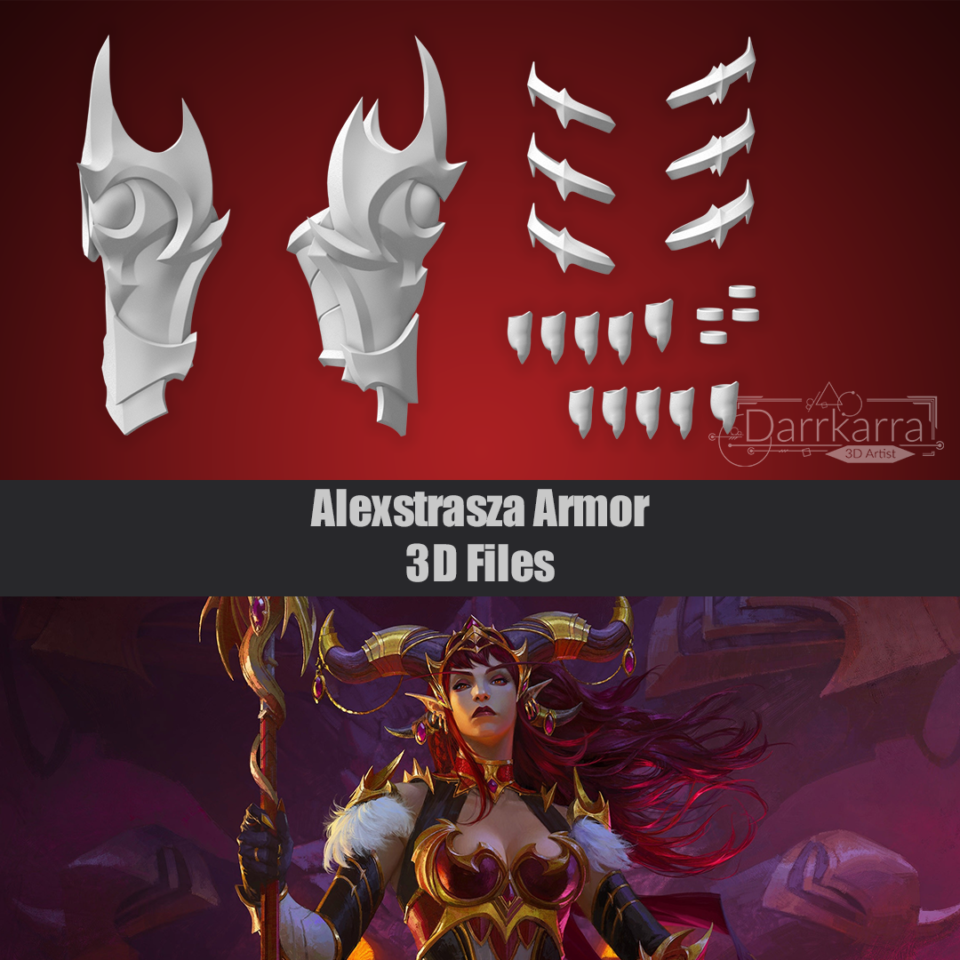 Alexstrasza Arms Armor World of Warcraft 3D Cosplay Files