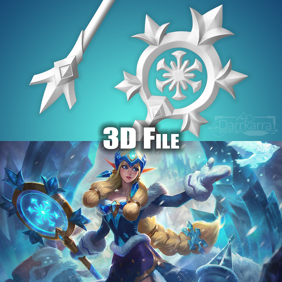 Winter Wonder Soraka League of Legends Fichiers STL