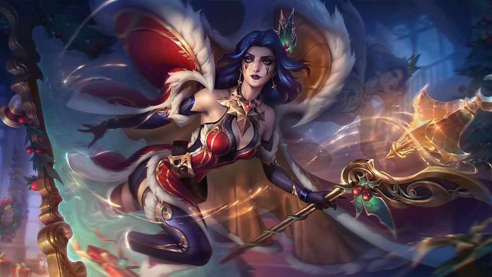 Thumbnail: LeBlanc Mistletoe Accessoires League of Legends 3D Cosplay Files