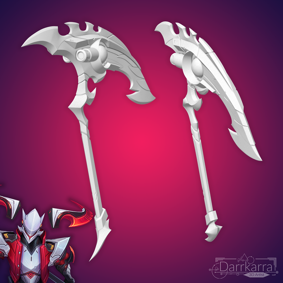 Miniature : Kayn / Rhaast Battle Academia League of Legends Fichiers STL