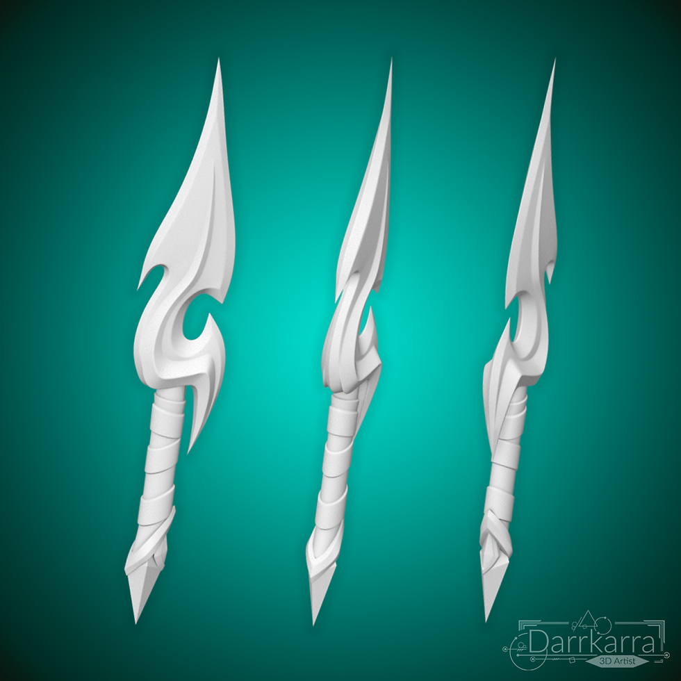 Miniature : Akali Calligraphia League of Legends Wild Rift 3D Printed Kit