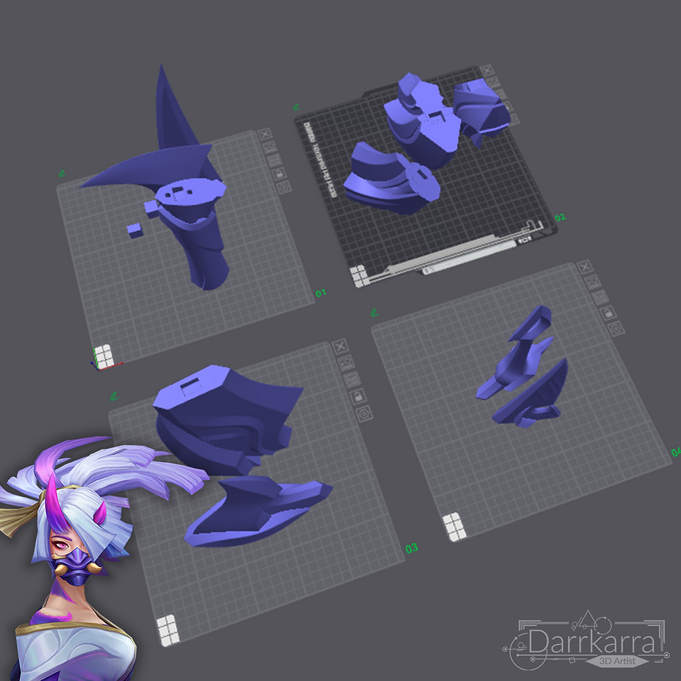 Thumbnail: Akali Spirit Blossom League of Legends STL Files
