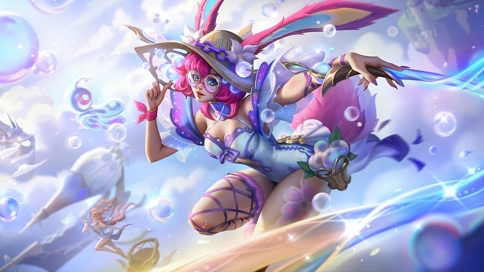 Miniature : Aurora Summer Party Wand League of Legends Wild Rift Fichier 3D Cosplay