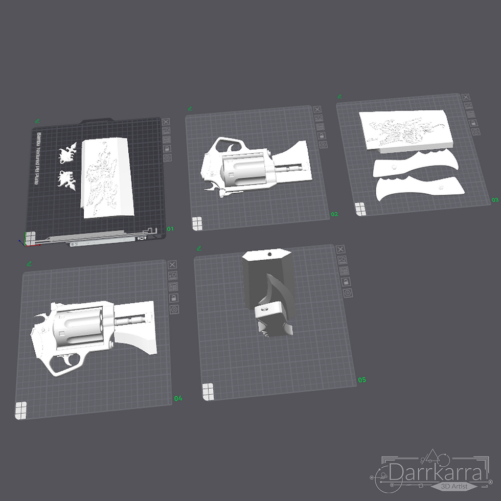 Miniature : Squall Gunblade Final Fantasy VIII Fichier 3D Cosplay
