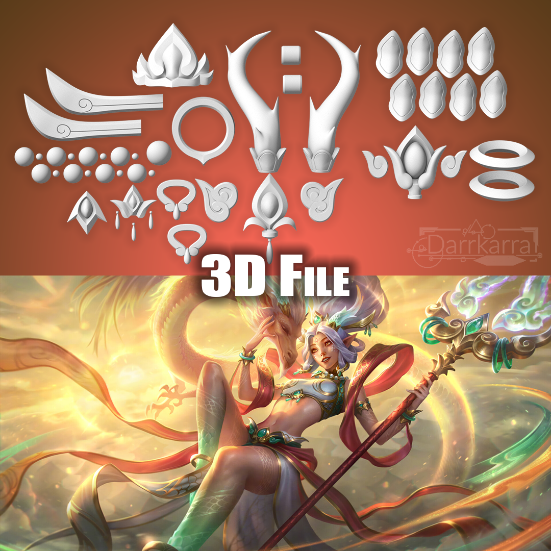 Janna Heavenscale Accessoires League of Legends Fichiers STL