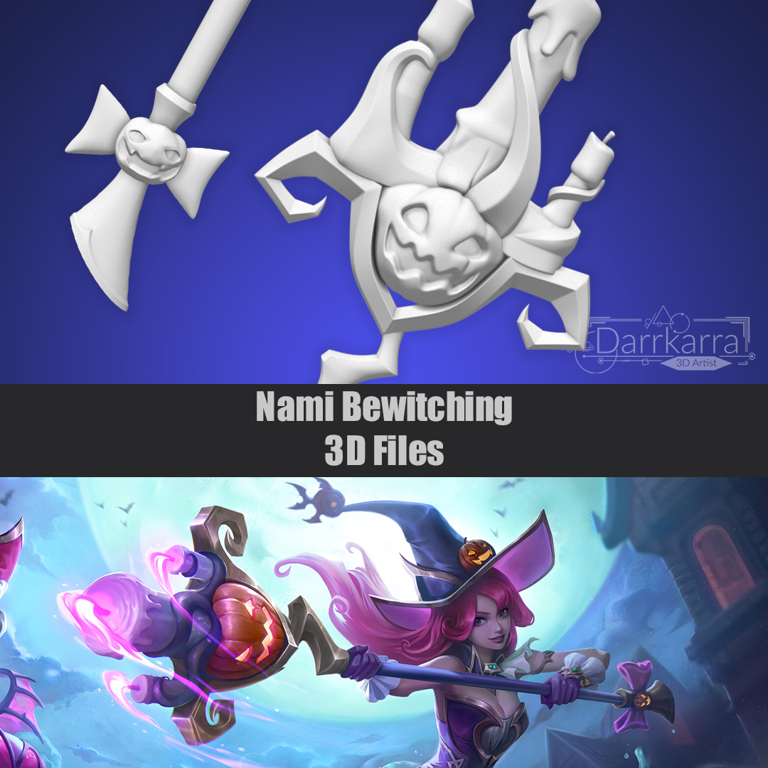 Nami Bewitching League of Legends Fichiers STL