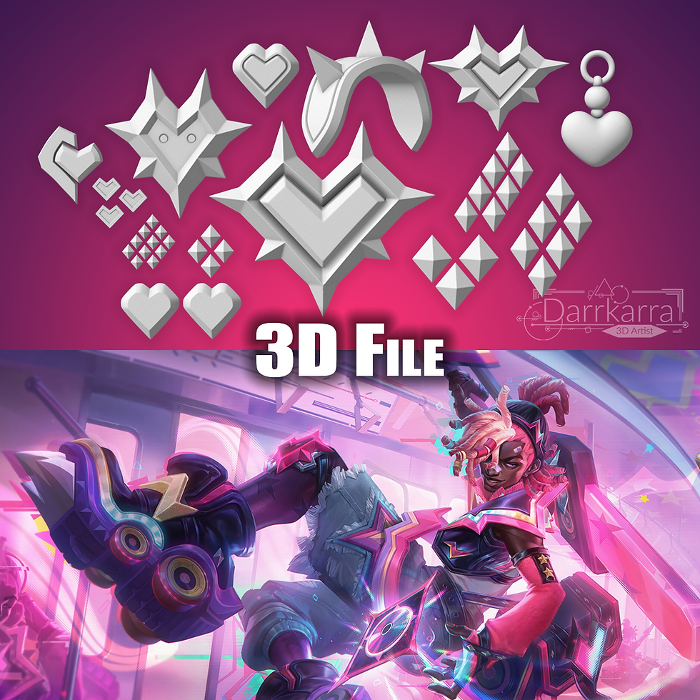 Ekko Lovestruck League of Legends Wild Rift Fichier STL