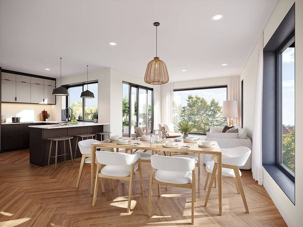 3D-visualisering av bolig – interiør
