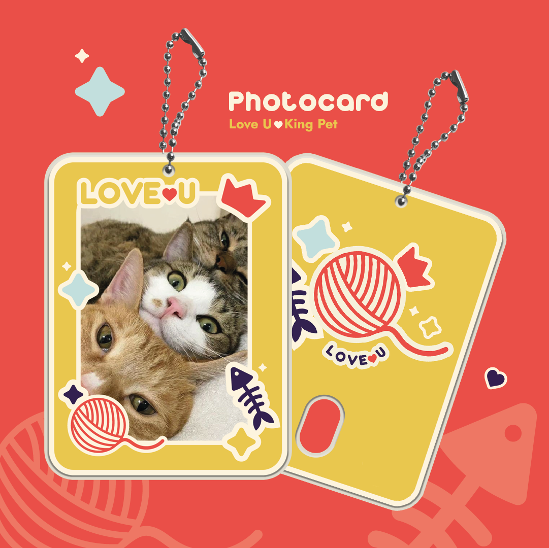 Photocard Holder - Love U (amarelo)