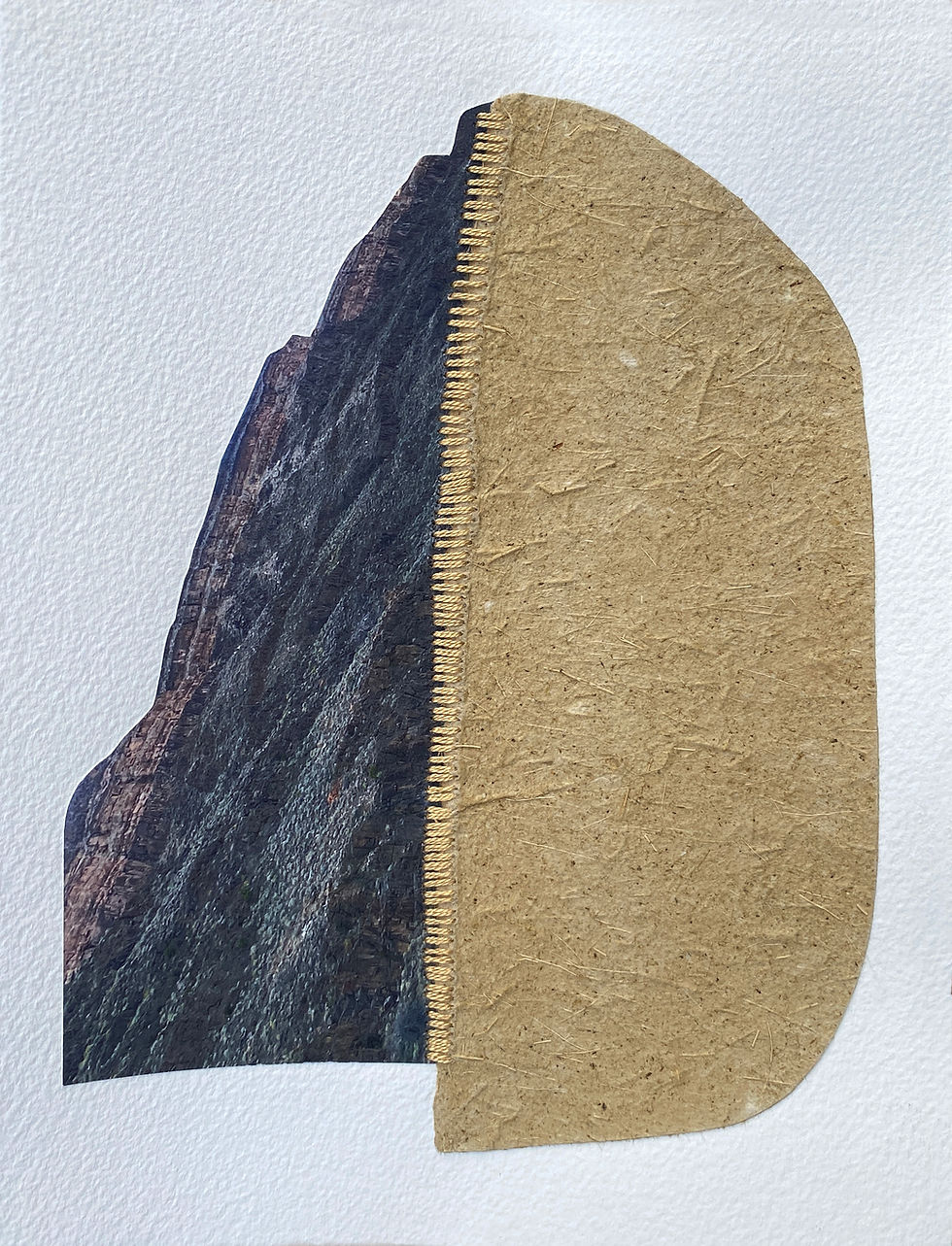 Divergence 5, Mixed media on watercolor paper, 10" x 8", Available