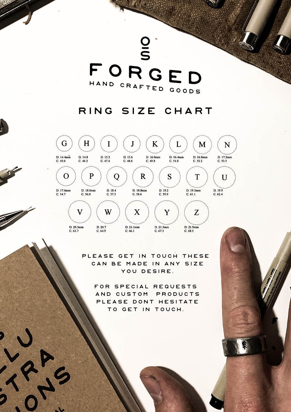 Thumbnail: OS FINLINE BRUSHED RING