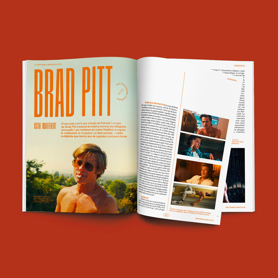 ÉROTISME MASCULIN - BRAD PITT
