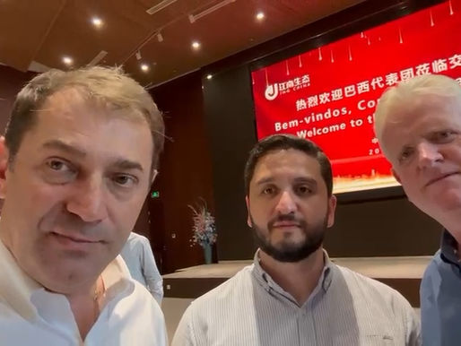 Deputado Paparico Bacchi acompanha acordo entre Âmbar Energia e JNG na China