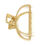Thumbnail: Large Hair Claw Clip Open Shape in Brushed Gold
