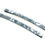 Thumbnail: WS - Acetate Hairpins -White/Silver Pearl- 2pce 746935190743