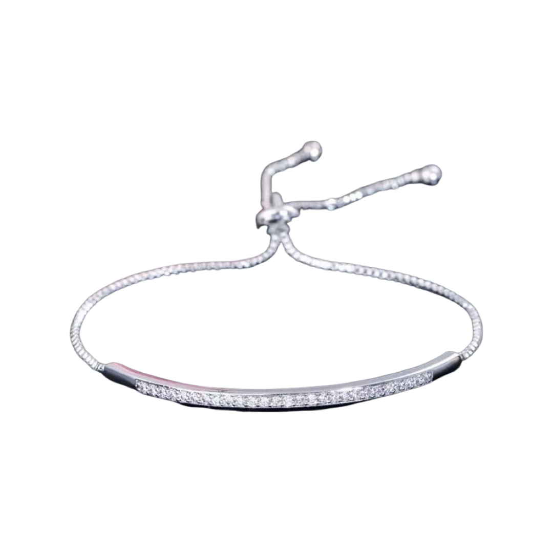 Claudia Pave silver pull bracelet