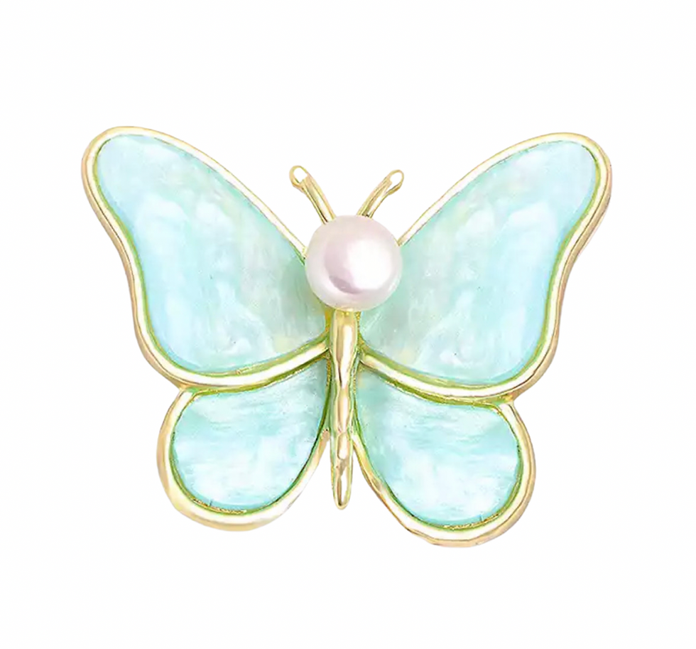Butterfly Brooch - Turquoise
