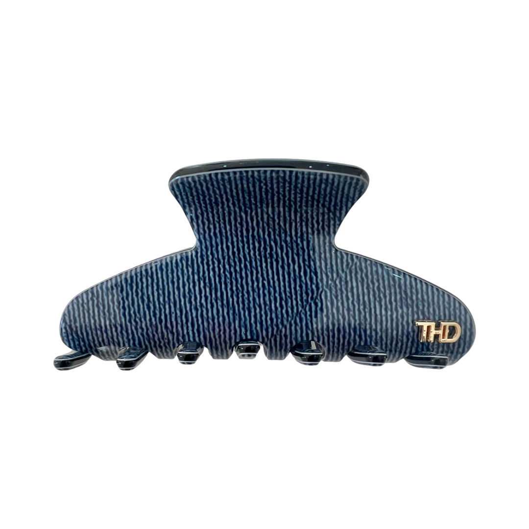 Acetate Hair Claw Medium - Denim