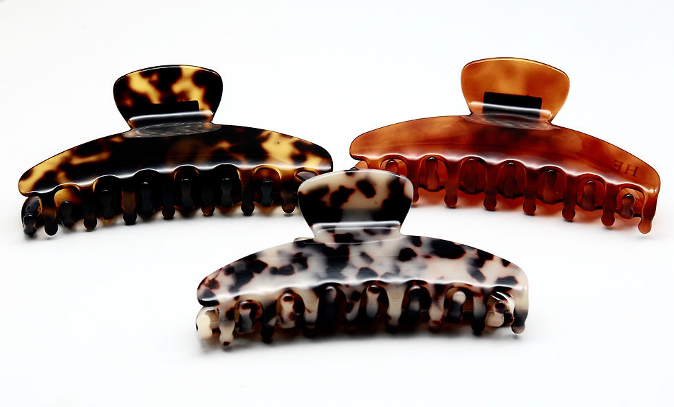 Premium extra large acetate hair claws