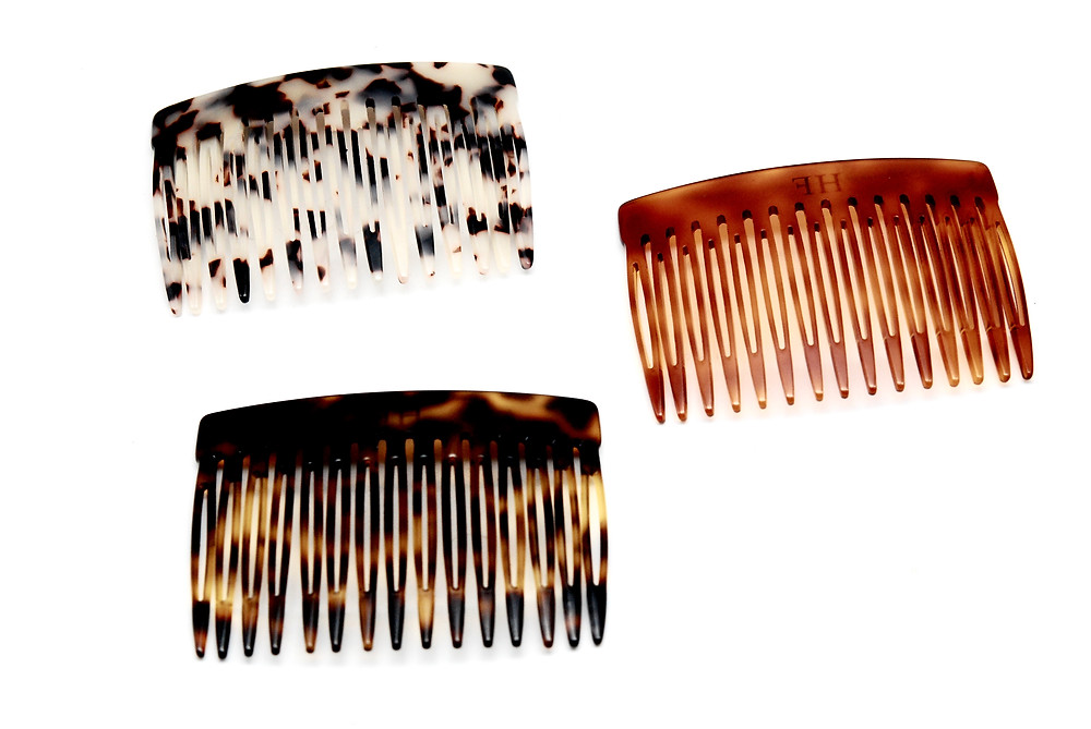 Acetate hair combs