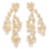 Garnier Earrings - Gold & Crystal