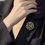 Thumbnail: Brooch Crystal Camilia in Gold