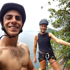 woman and guide adventurism