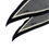 Thumbnail: WS - Neckscarf / Hairscarf- Grey and Black 744109225154