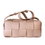 Thumbnail: Woven Square Cowhide Bag - Nude