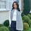 Thumbnail: Linen Handwoven Scarf in Grey