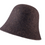 Thumbnail: Boston Wool Cloche Hat- Chocolate