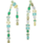 Opera Earrings - Green