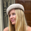 Thumbnail: Lille Wool Leopard Beret - Off White 