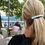 Thumbnail: Acetate Barrette - Two Tone - French Grey with Black Trim