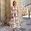 Thumbnail: Hermione Linen Embroidered Dress