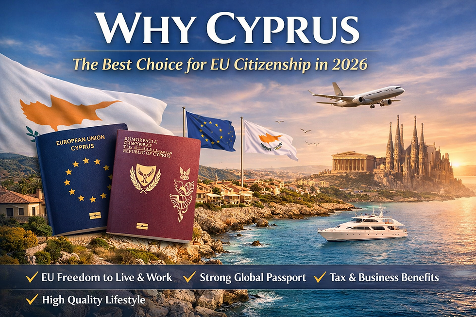 Why Cyprus Is the Best Choice for EU Citizenship in 2026