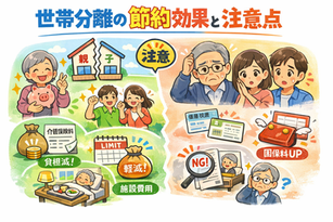 世帯分離で介護費用は安くなる？役所へ行く前に知っておくべき「落とし穴」と条件