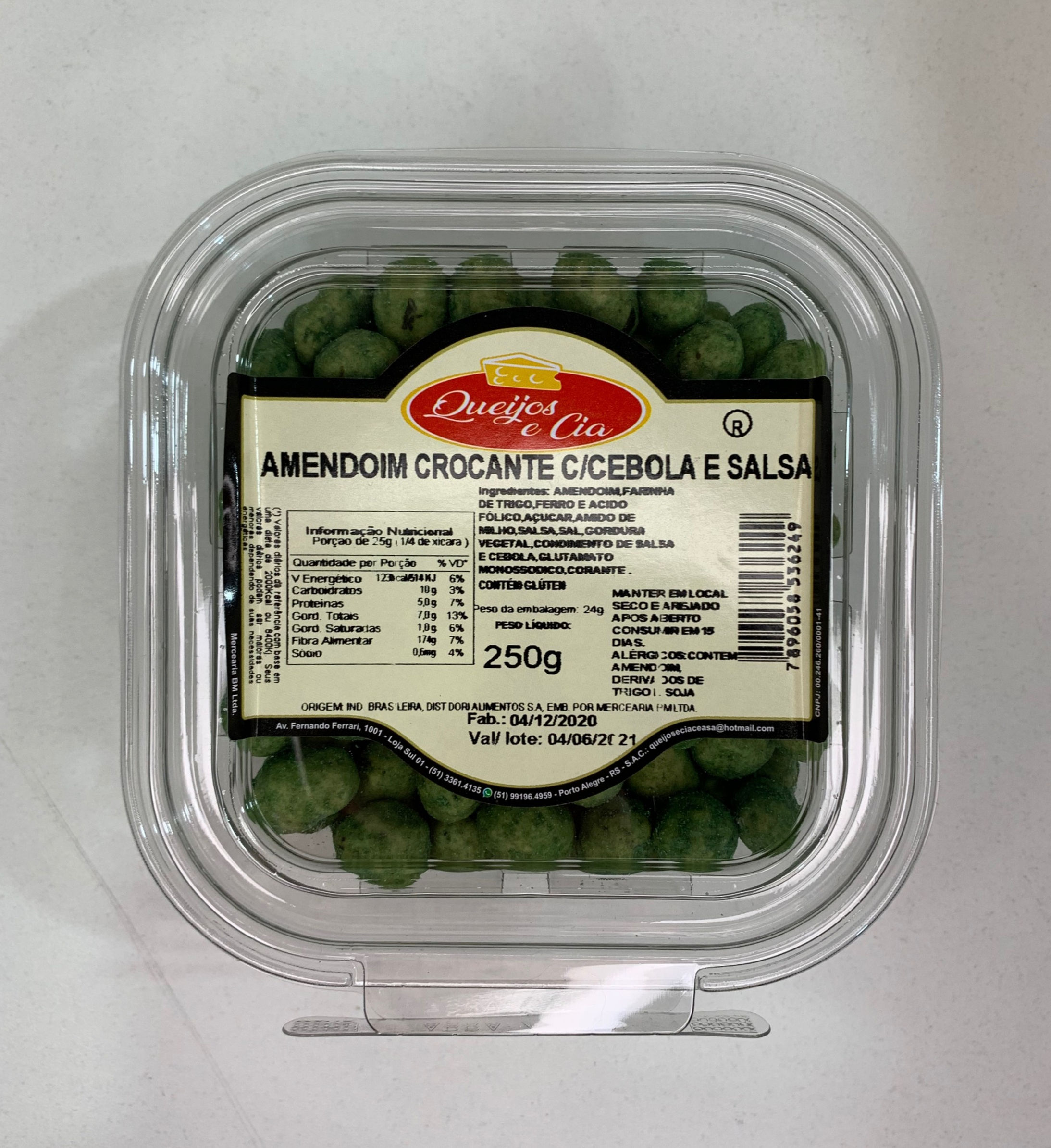 Amendoim Crocante Cebola e Salsa