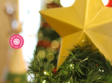 Sentimentos decoram o Natal do Bourbon Shopping.