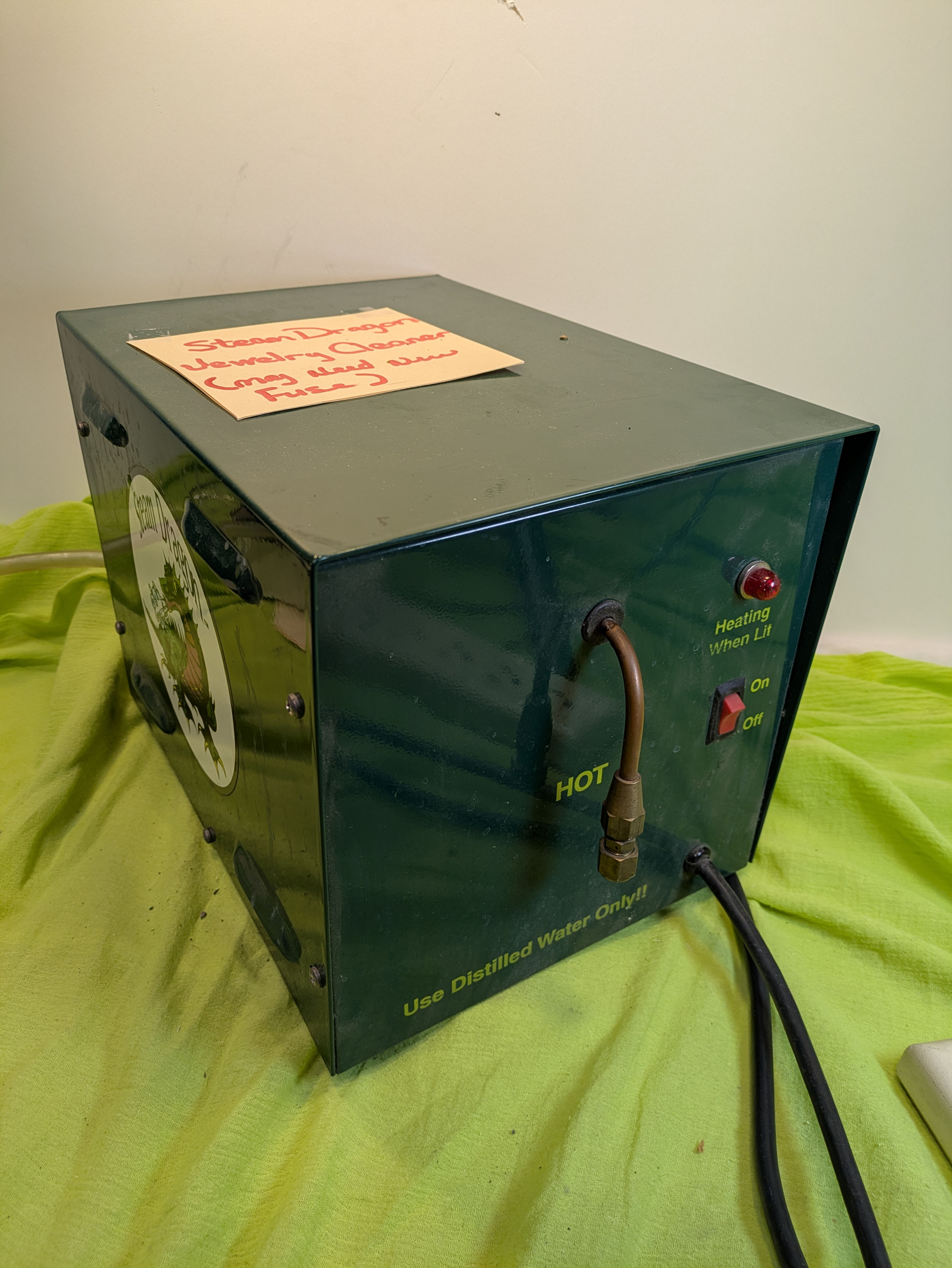 Green Dragon Steam cleaning machine for jewelry 