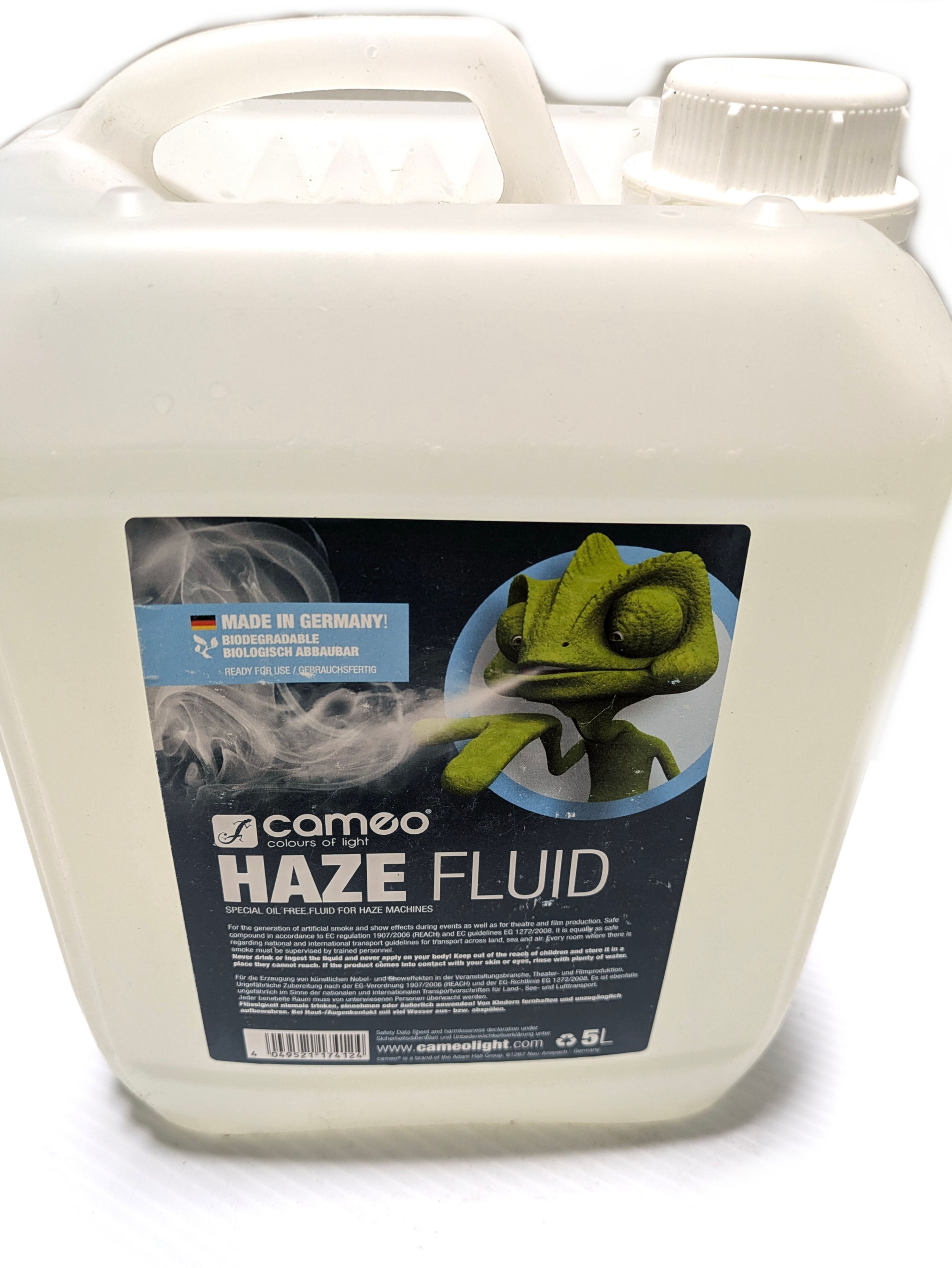 Haze Fluid, Cameo fog for performances
