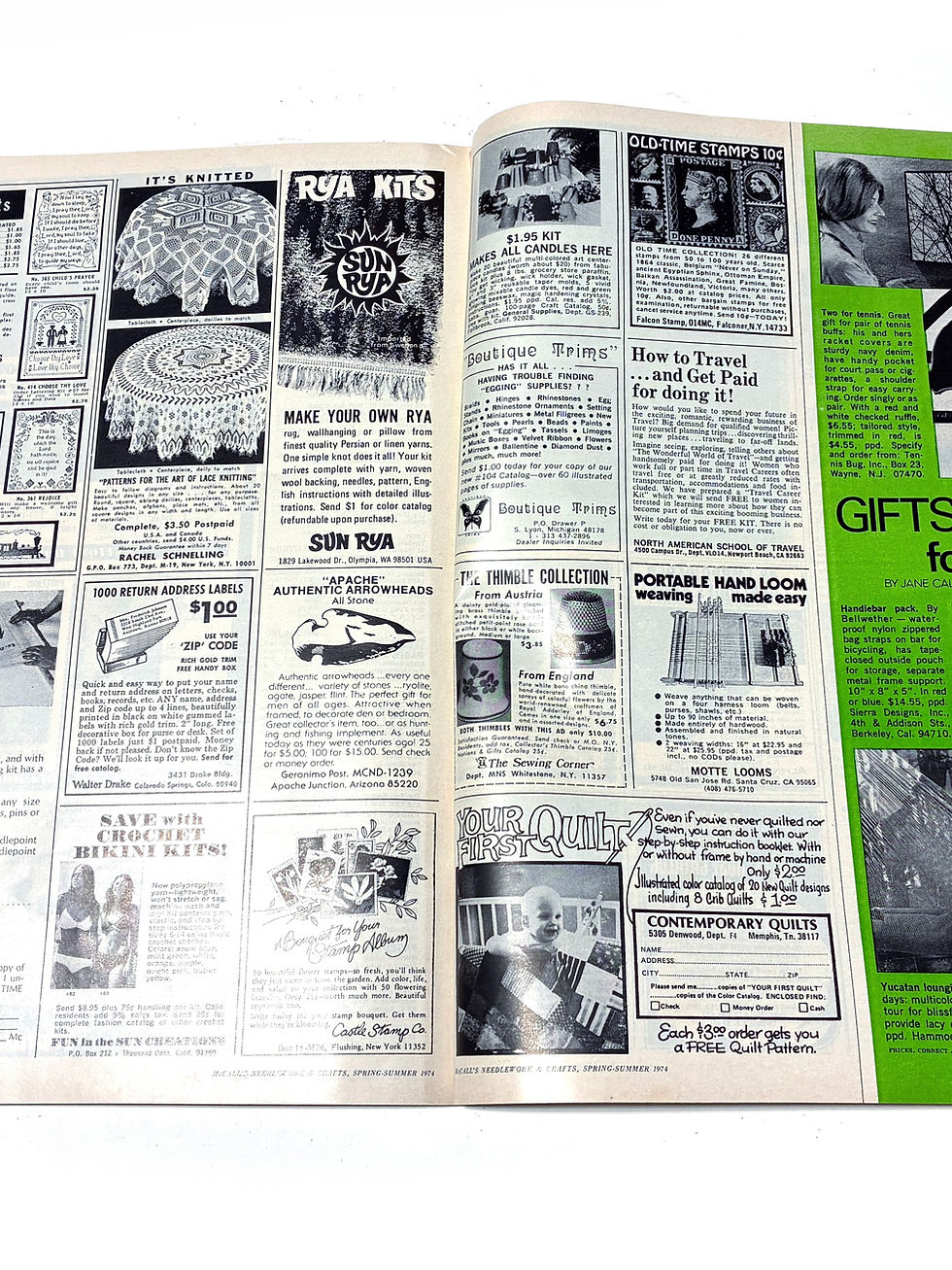 Thumbnail: McCall’s Needlework & Crafts Summer 1974 - Vintage Craft Magazine