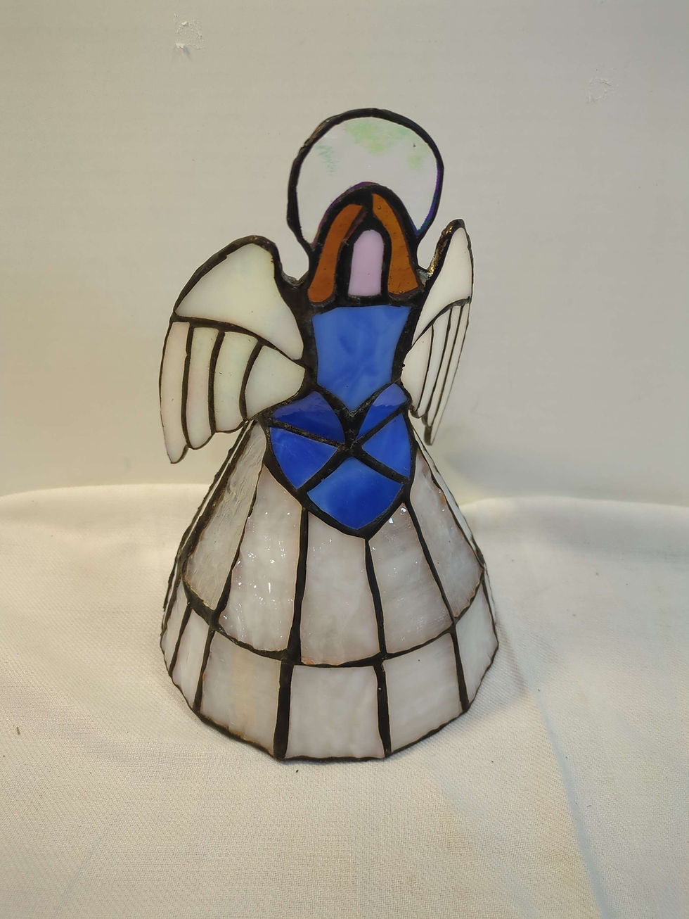 Thumbnail: Angel, stained glass candle shade