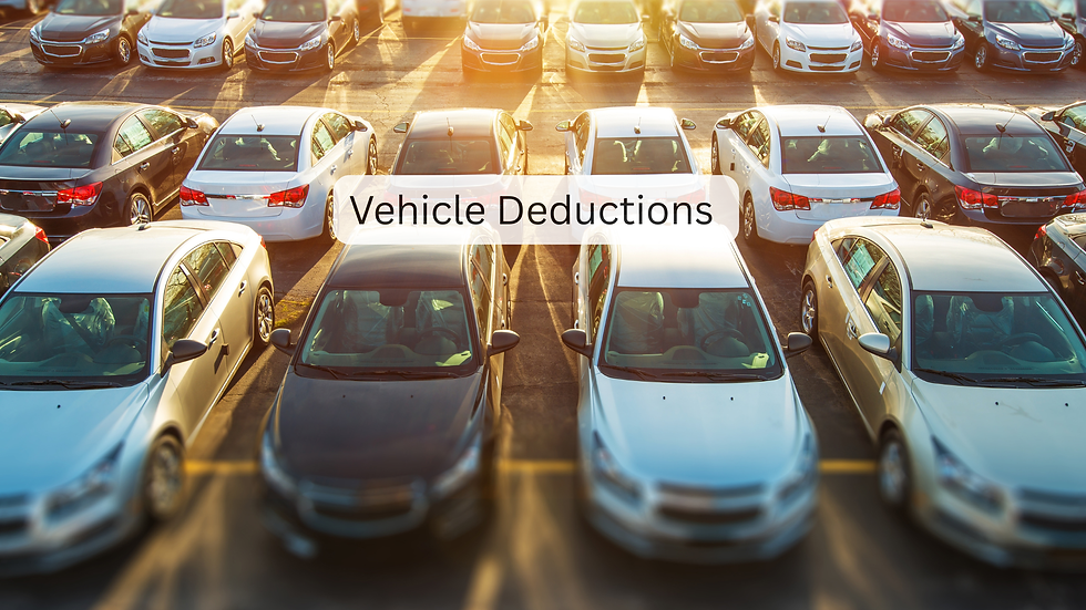 Use Vehicle Deductions to Your Advantage