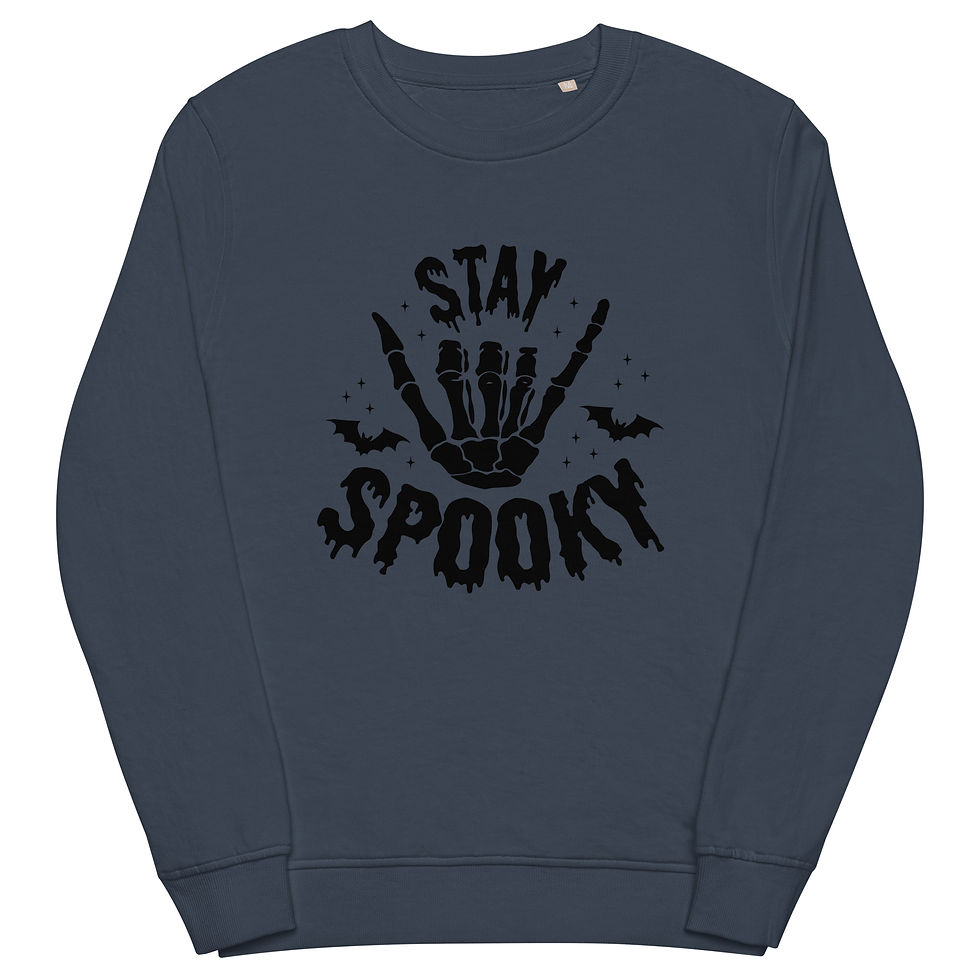 Spooky Unisex Organic Crew