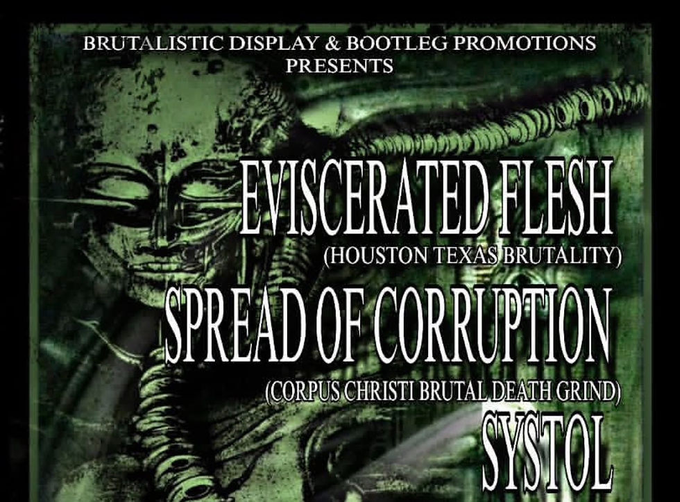 Brutalistic Discplay & Bootleg promotions presents: