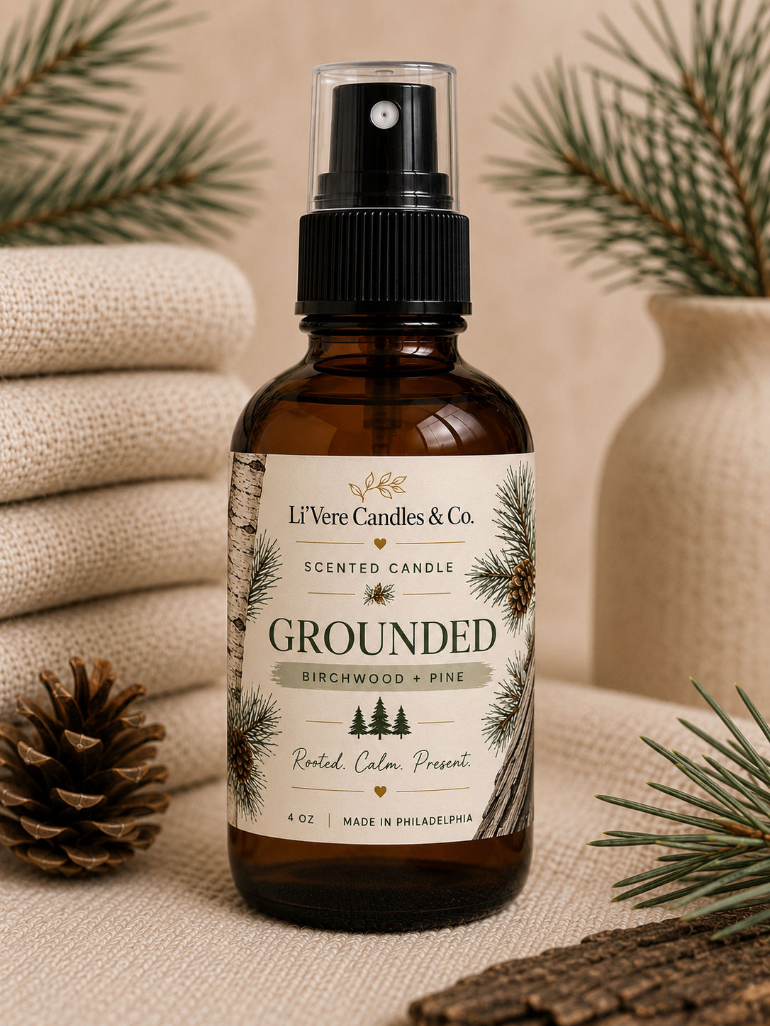 Grounded - 4oz Room & Linen Sprays